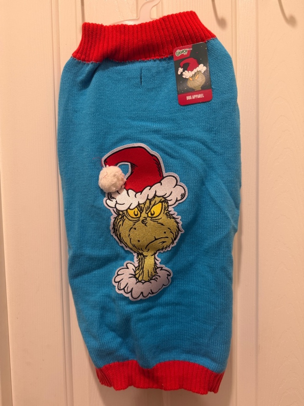 The Grinch! Dog Costume! Christmas Halloween sweater large nwt
